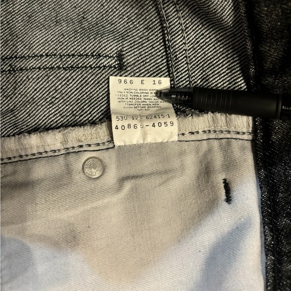 Levis‎ Relaxed Vintage Jeans Grey Black Size 38x29 - Picture 7 of 14